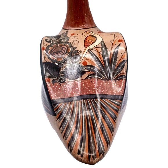 Very Large Hand-Painted 1960s Tonala Mexican Pottery Clay Duck 14.5" X 12" X 9" - Picture 13 of 16